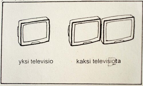 ykusi televisio / kaksi televisiota